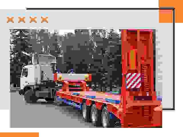 Перевозки на тралах и платформах в Ревде